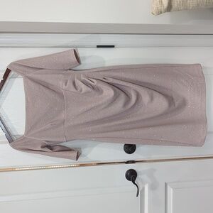 Gold Glitter Dress by Eliza J